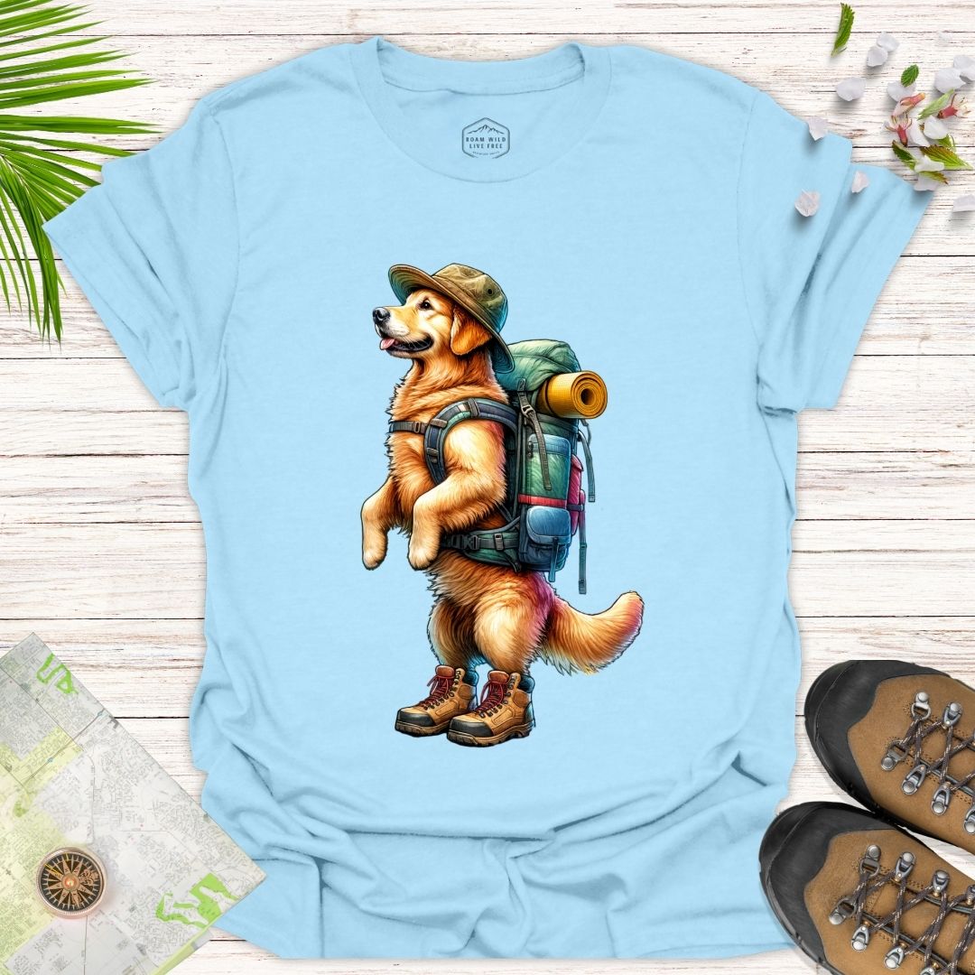 Animal Adventurer Golden Retriever Unisex T Shirt