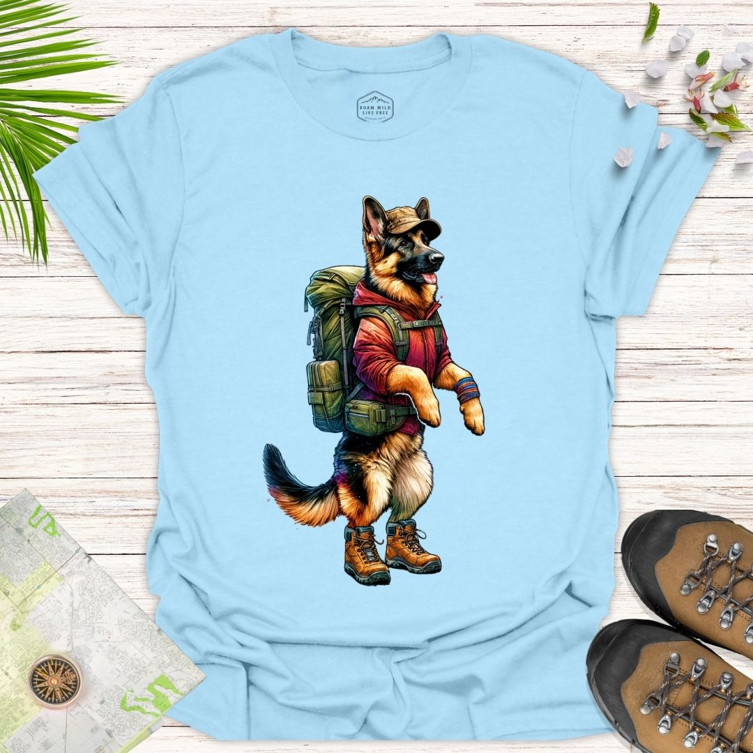 Animal Adventurer German Shepherd Unisex T Shirt