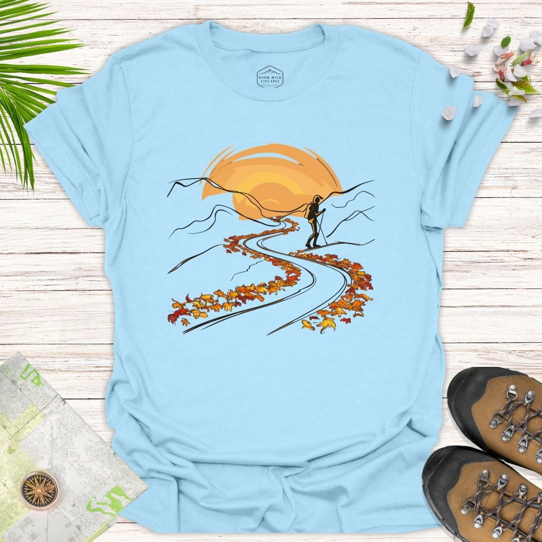 Autumn Sunset Trail Unisex T-Shirt