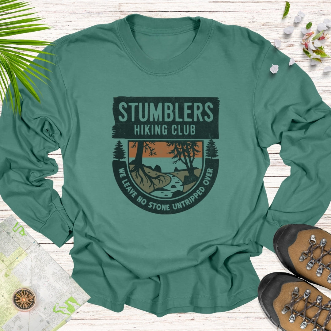 Stumblers Hiking Club DD Long Sleeve Unisex T-Shirt