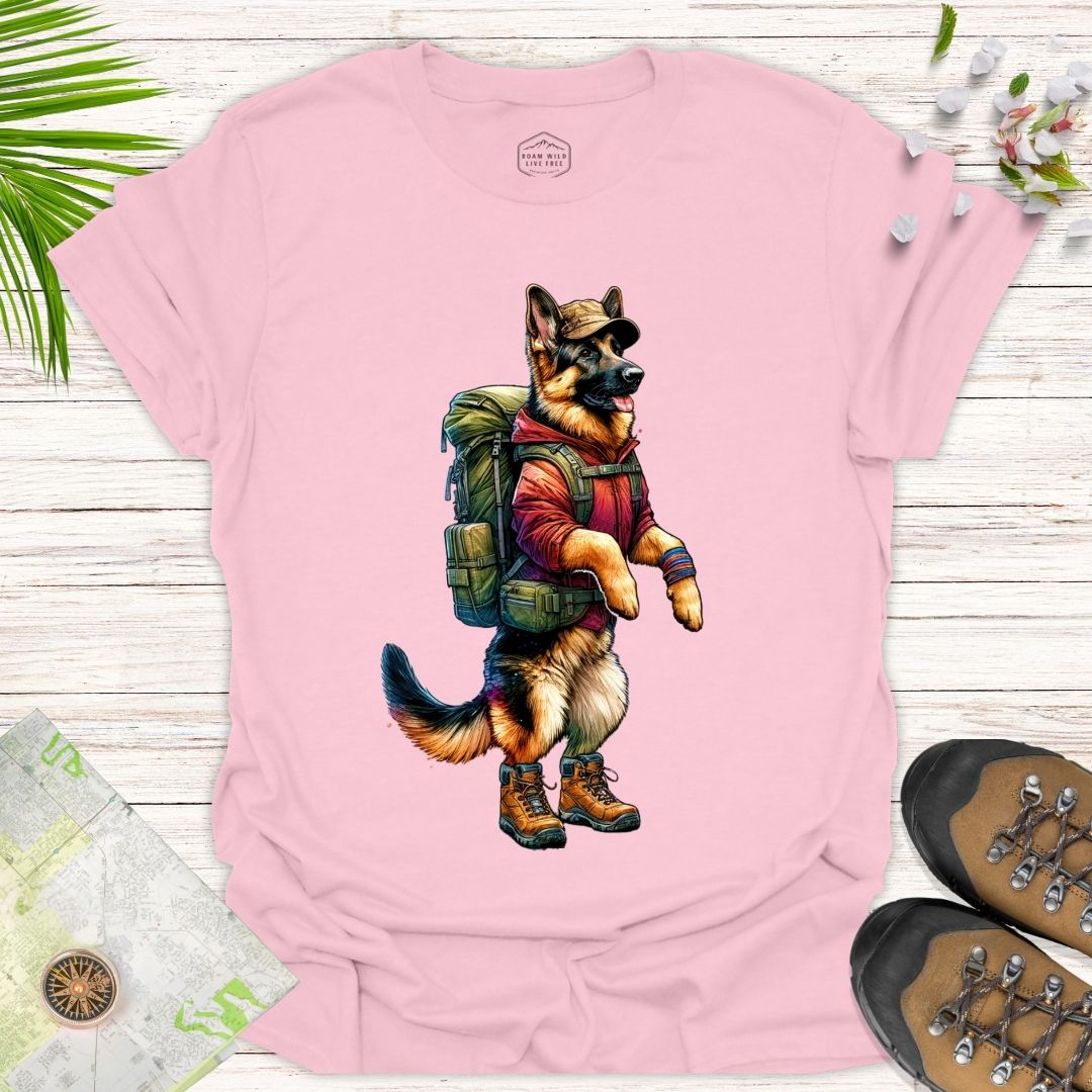 Animal Adventurer German Shepherd Unisex T Shirt