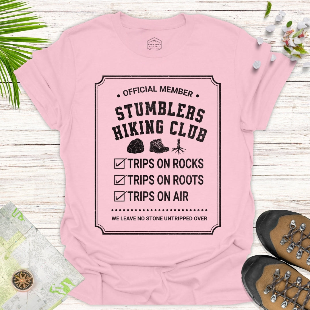Official Member Stumblers Hiking Club Unisex T-Shirt