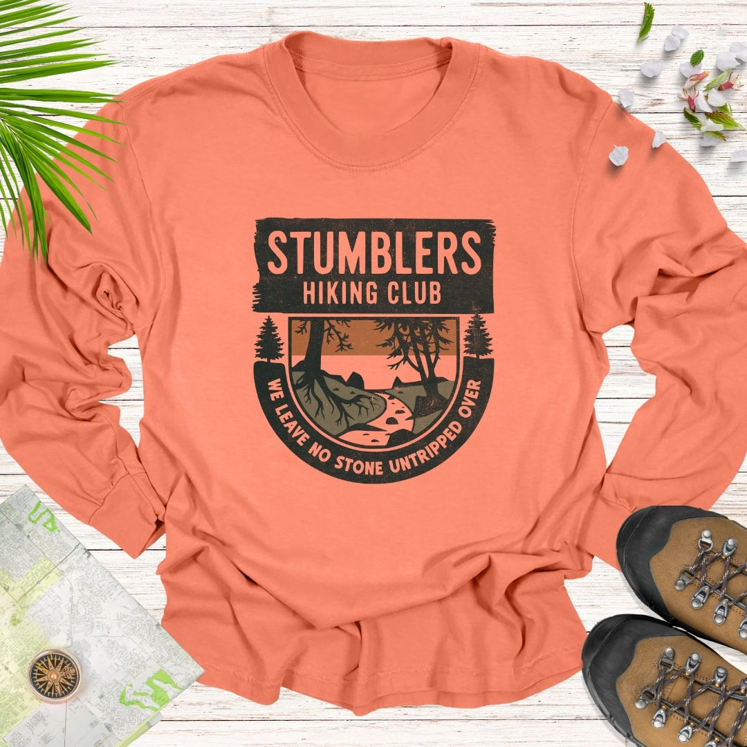 Stumblers Hiking Club DD Long Sleeve Unisex T-Shirt