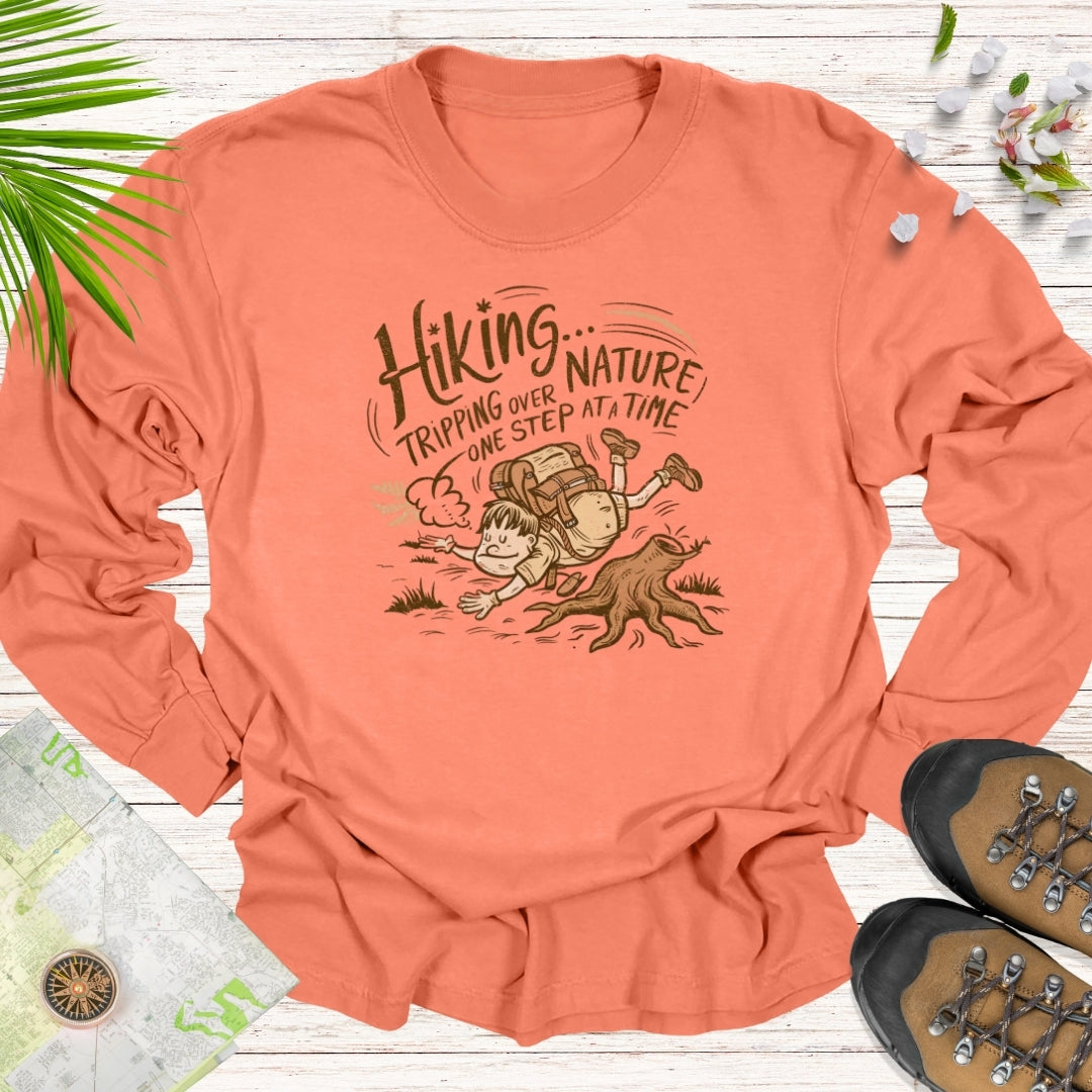 Tripping Over Nature Long Sleeve Unisex T-Shirt