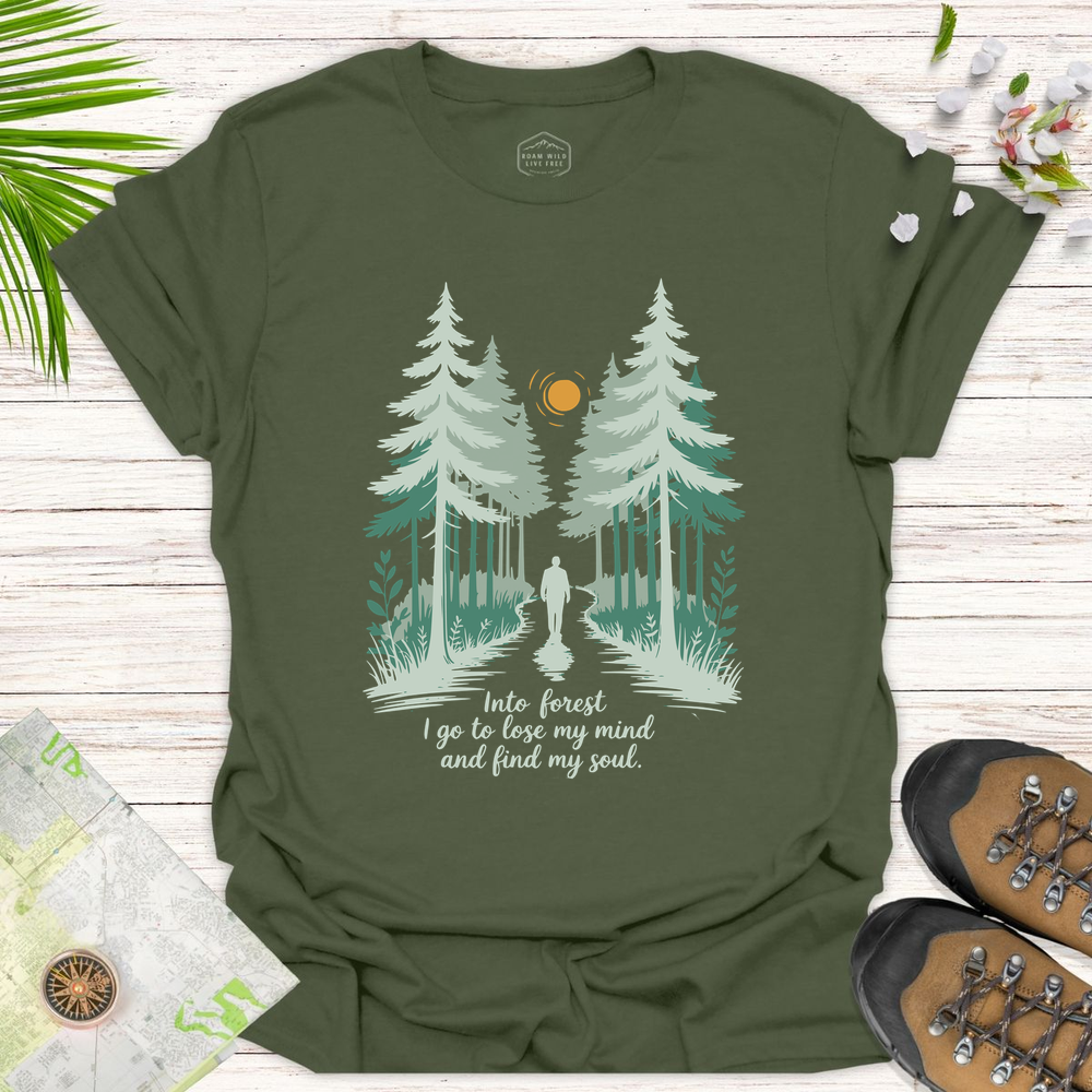 Lose My Mind Unisex T-Shirt - Military Green