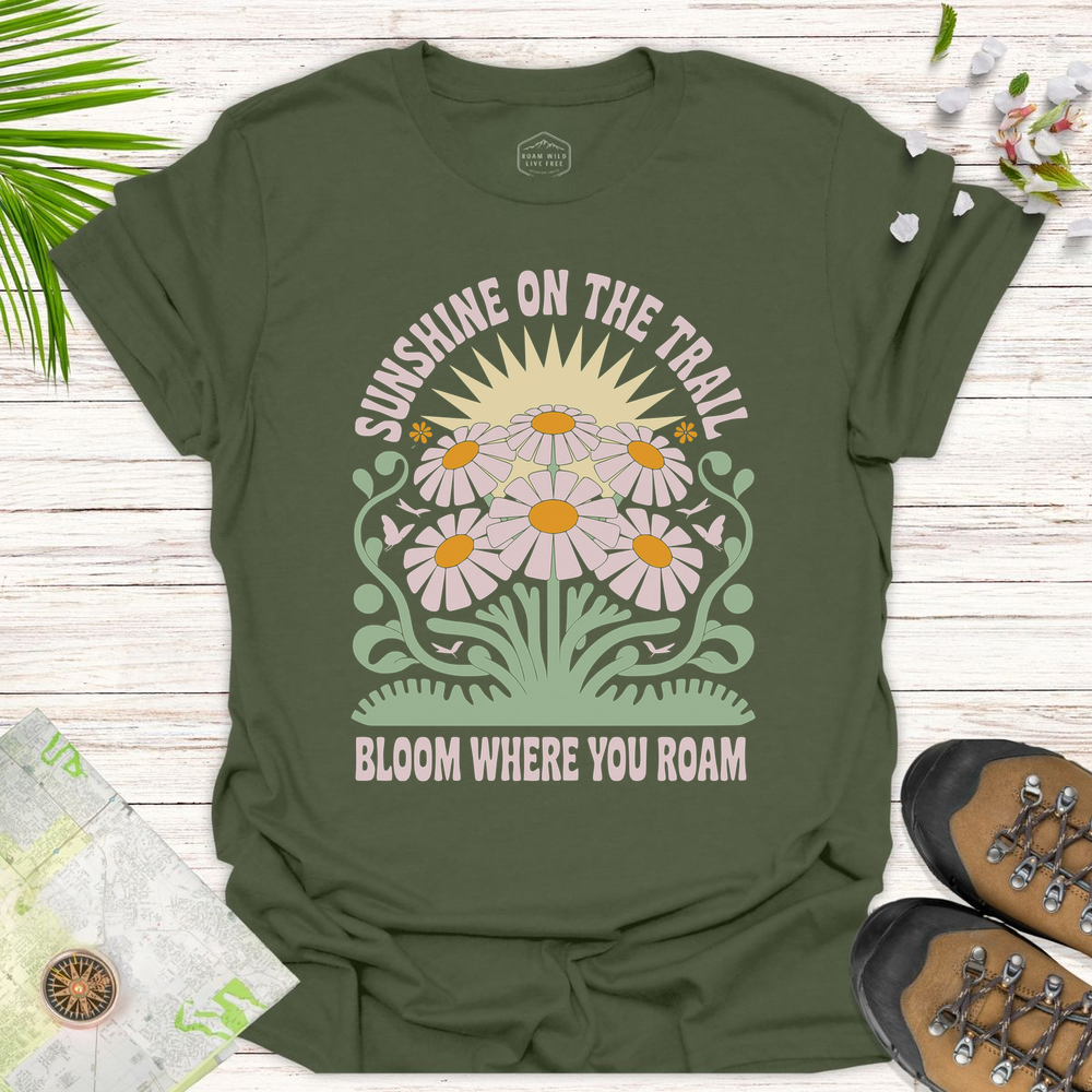 Sunshine On The Trail - Military Green