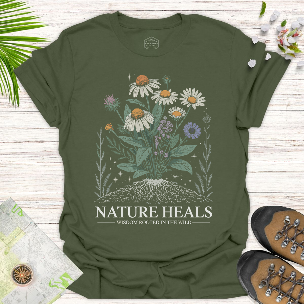 Nature Heals - Military Green