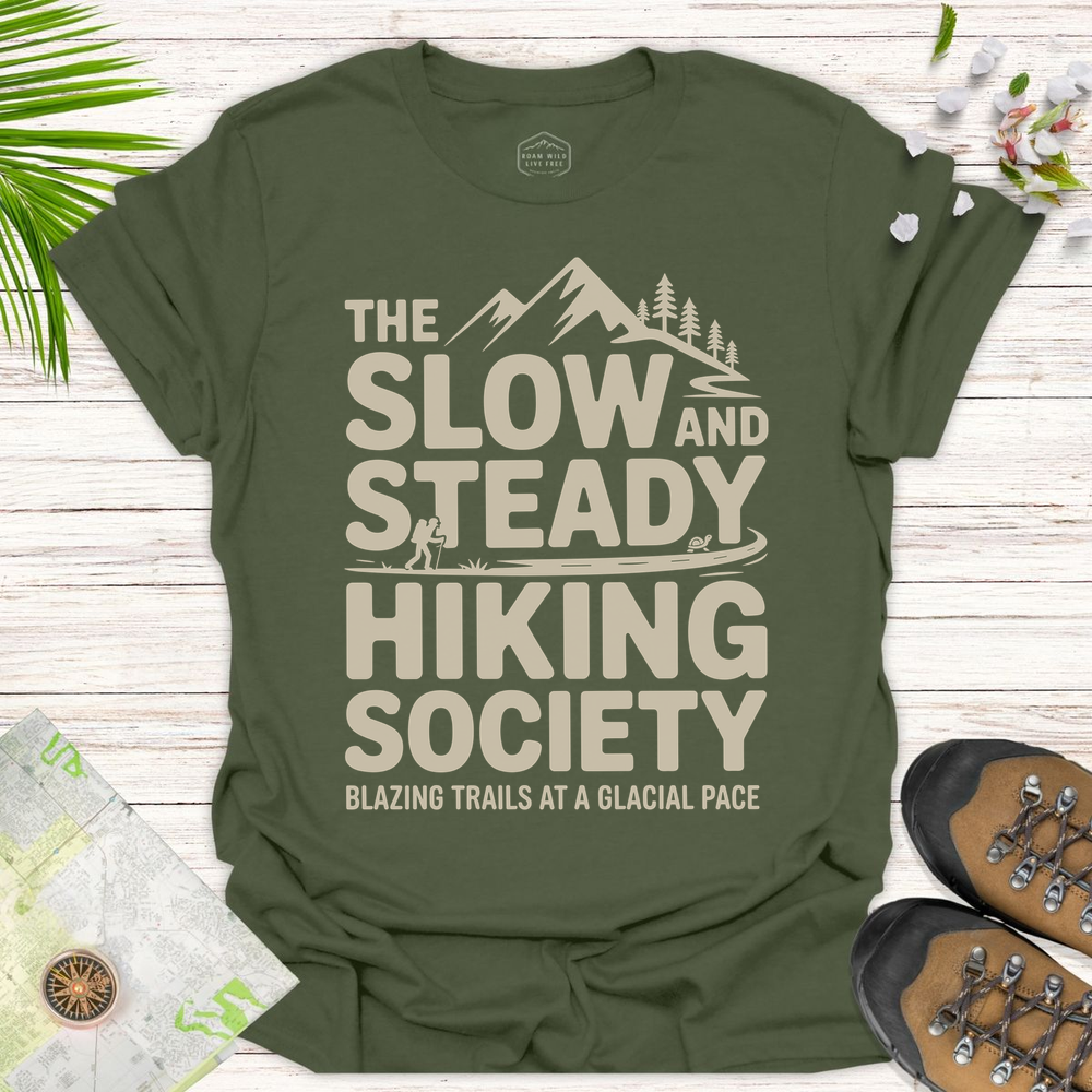 The Slow And Steady Unisex T-Shirt - Military Green