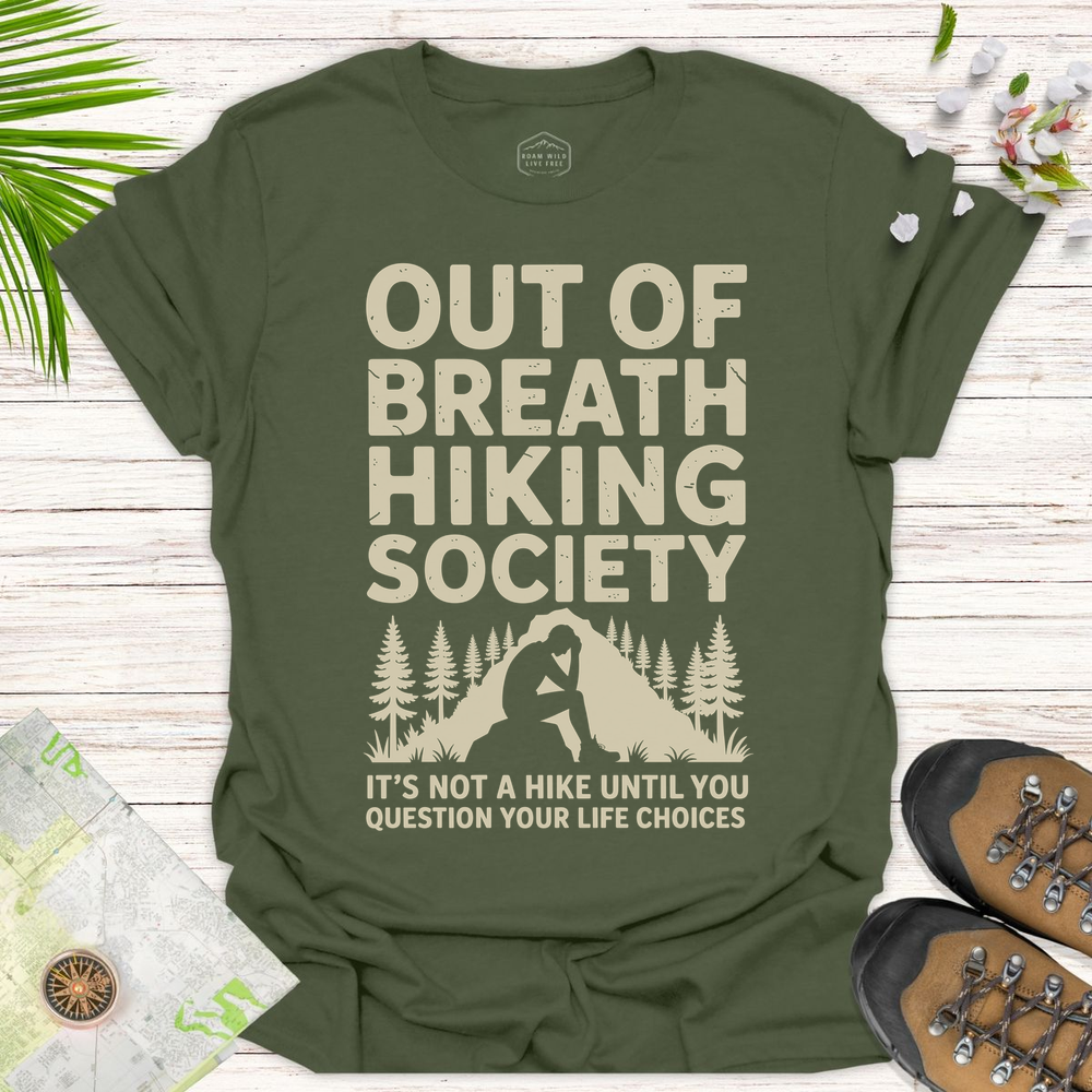 Question Your Life Choices Unisex T-Shirt - Military Green