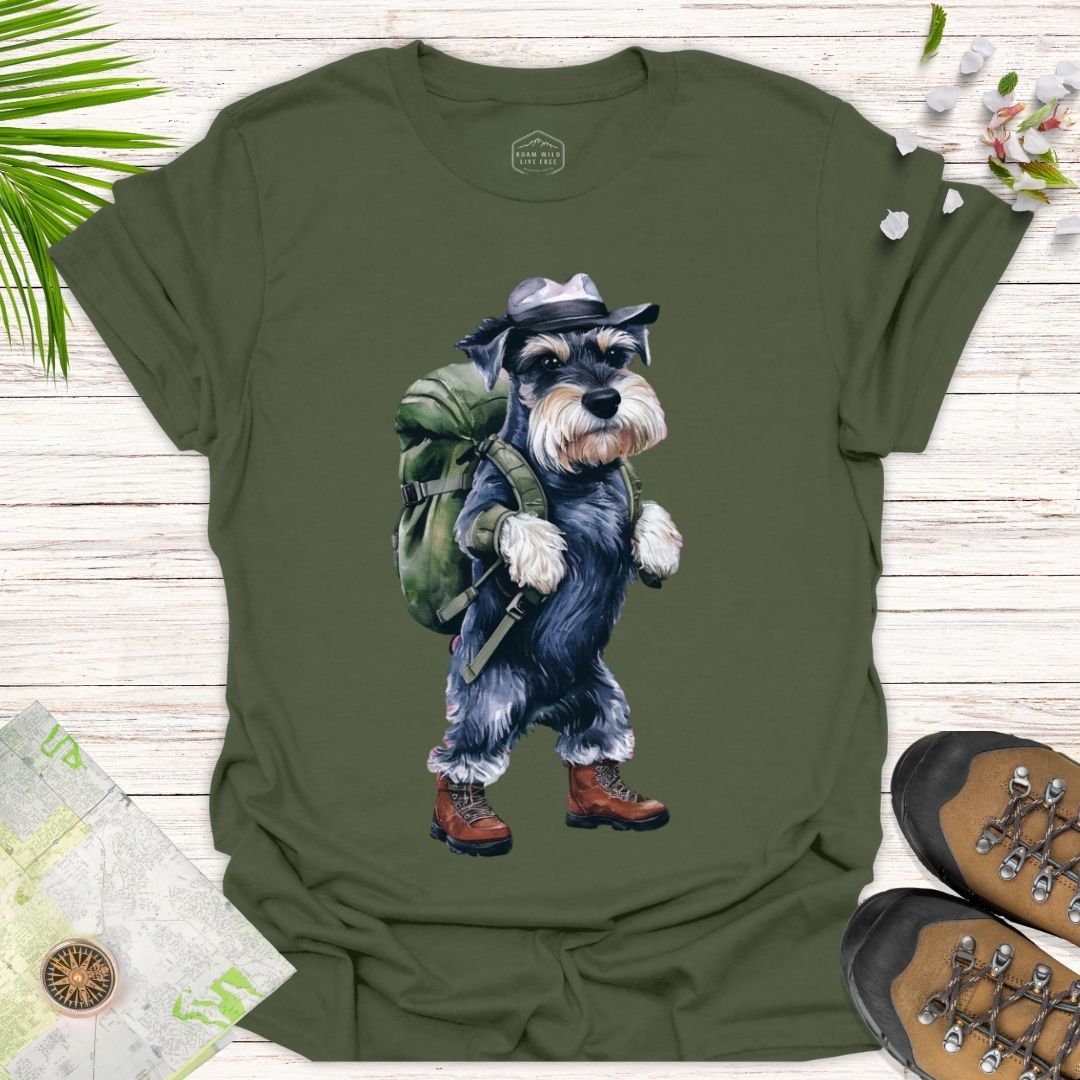 Animal Adventurers Miniature Schnauzer Unisex Tee