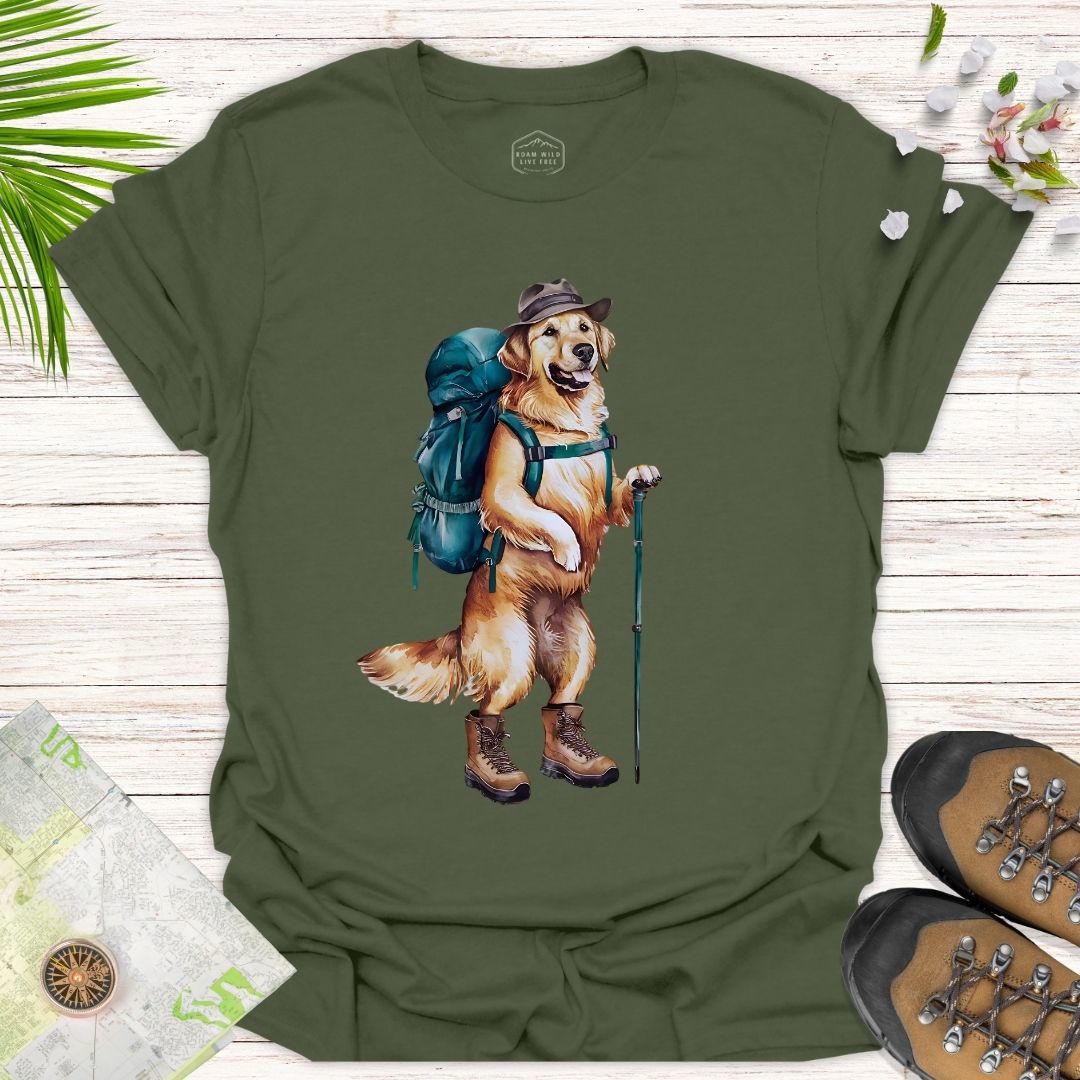 Animal Adventurers Golden Retriever Unisex T-Shirt