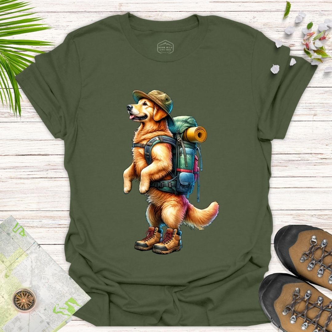Animal Adventurer Golden Retriever Unisex T Shirt