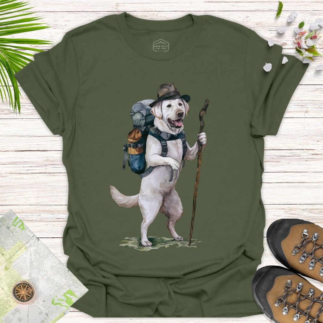 Animal Adventurers White Labrador Unisex Shirt