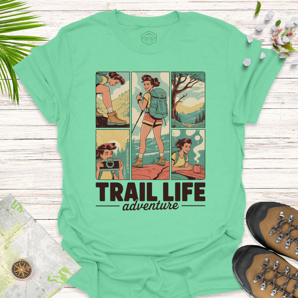 Trail Life Adventure Unisex T-Shirt - Mint Green