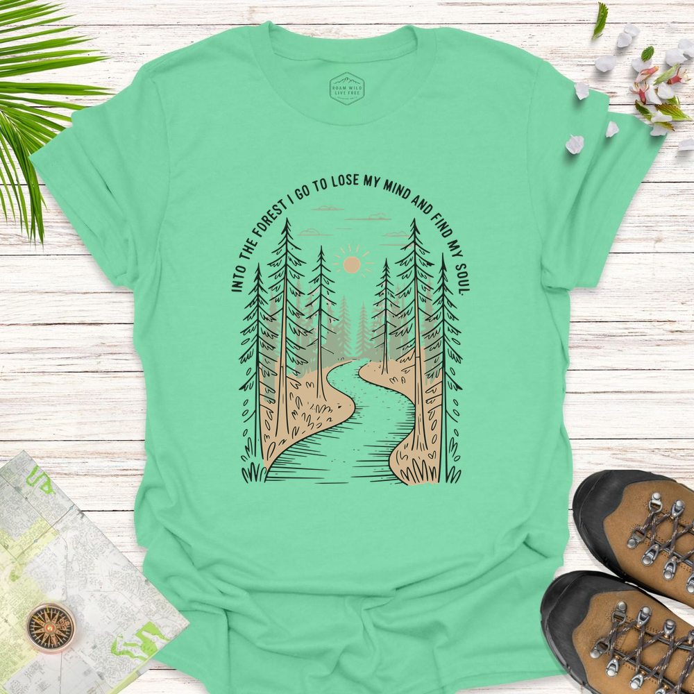 Find My Soul Unisex T-Shirt - Mint Green