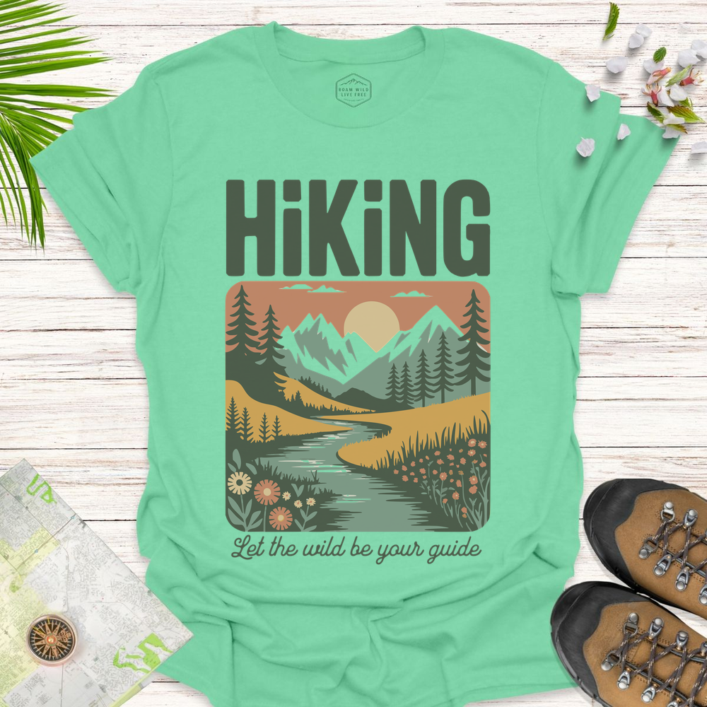 Let The Wild Be Your Guide Unisex T-Shirt - Mint Green