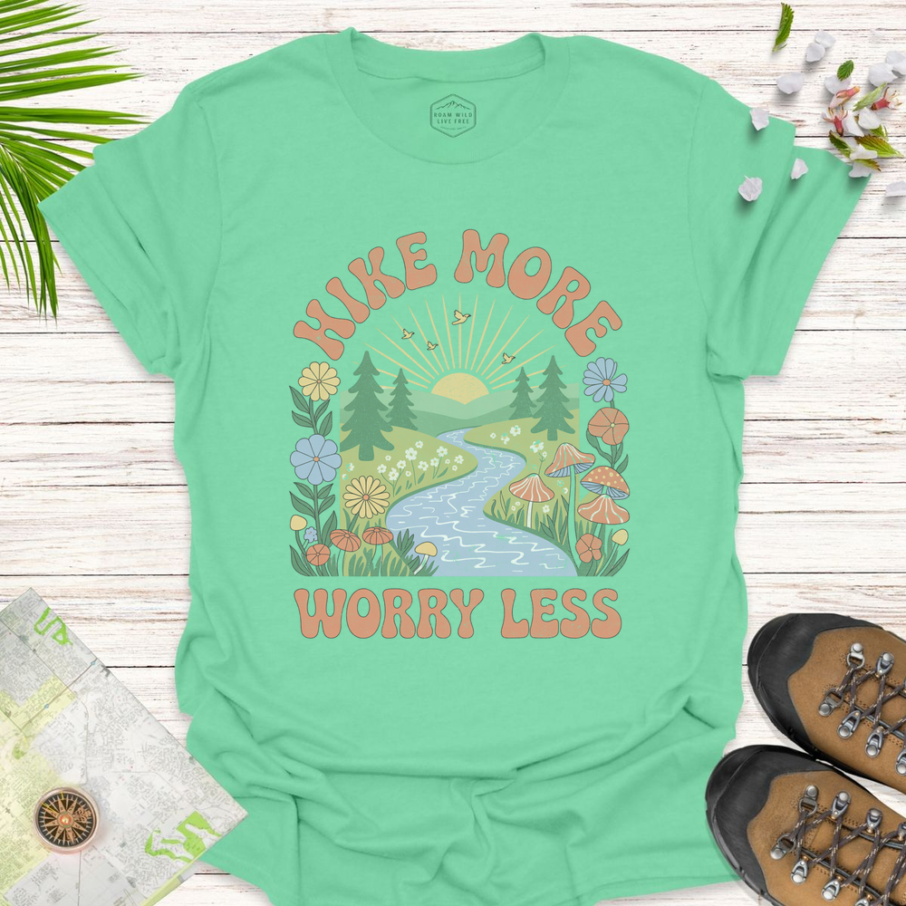 Worry Less Unisex T-Shirt - Mint Green