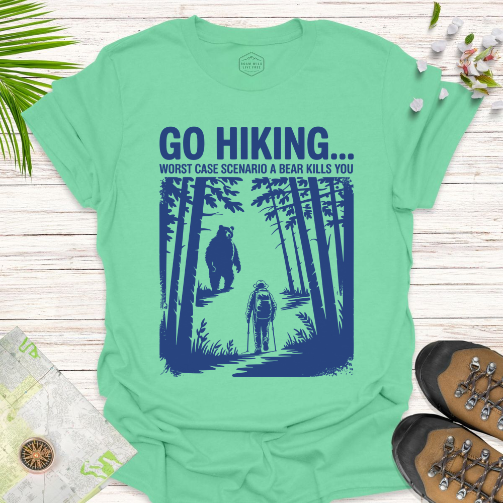 Bear Kills You Unisex T-Shirt - Mint Green