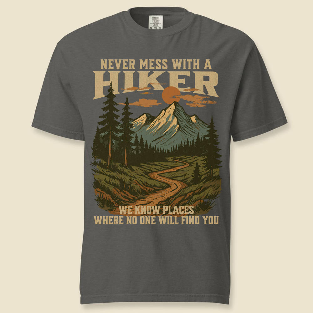Never Mess Comfort Colors T-Shirt - Pepper