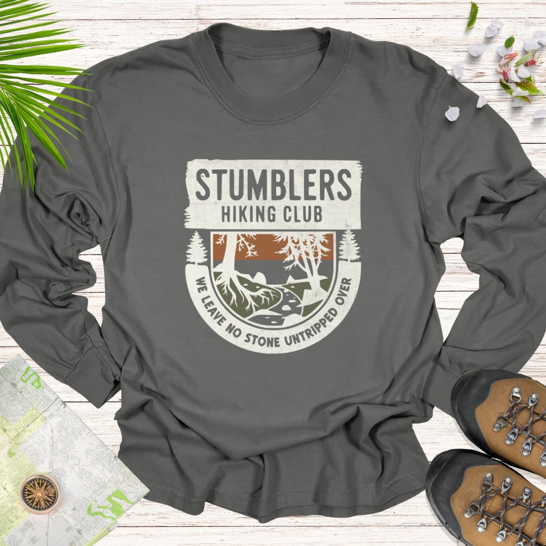 Stumblers Hiking Club Long Sleeve Unisex T-Shirt