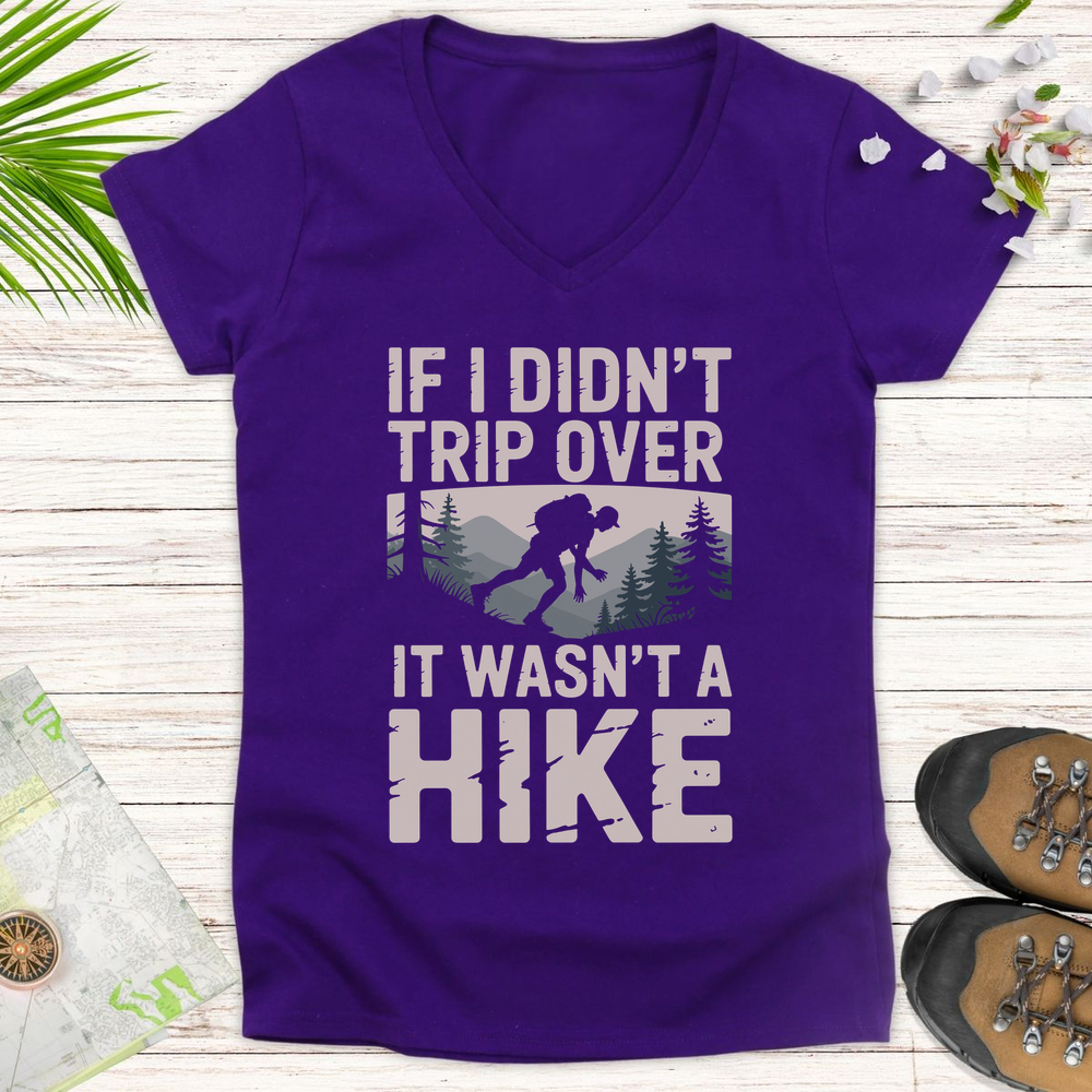 If I Didn't Trip Over Women's V-Neck T-Shirt - Purple