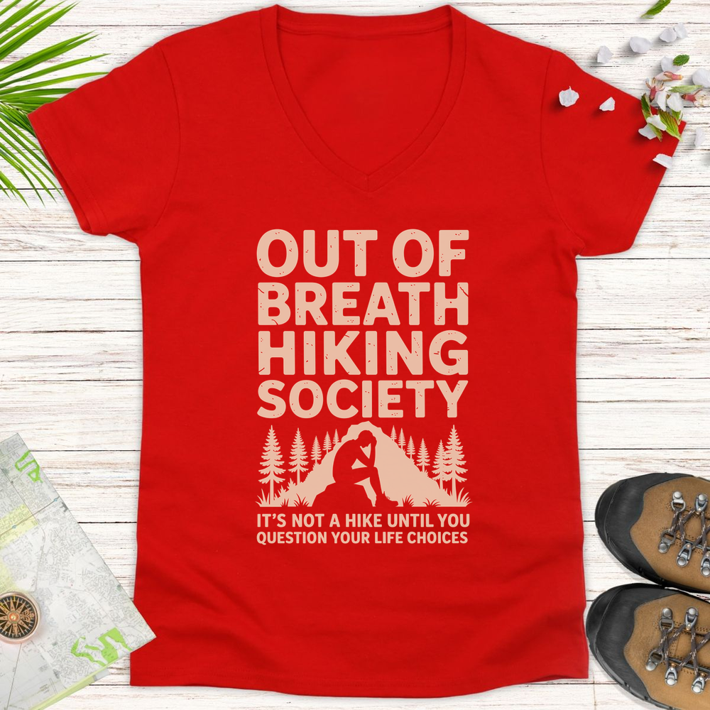Question Your Life Choices Women's V-Neck T-Shirt - Red