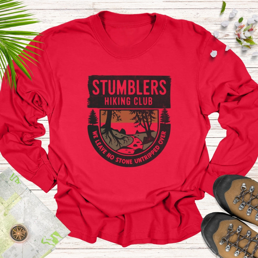 Stumblers Hiking Club DD Long Sleeve Unisex T-Shirt