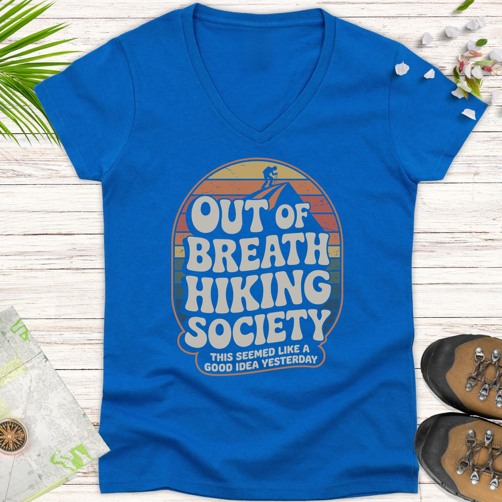 Seemed Like A Good Idea Yesterday Women's V-Neck T-Shirt - Royal
