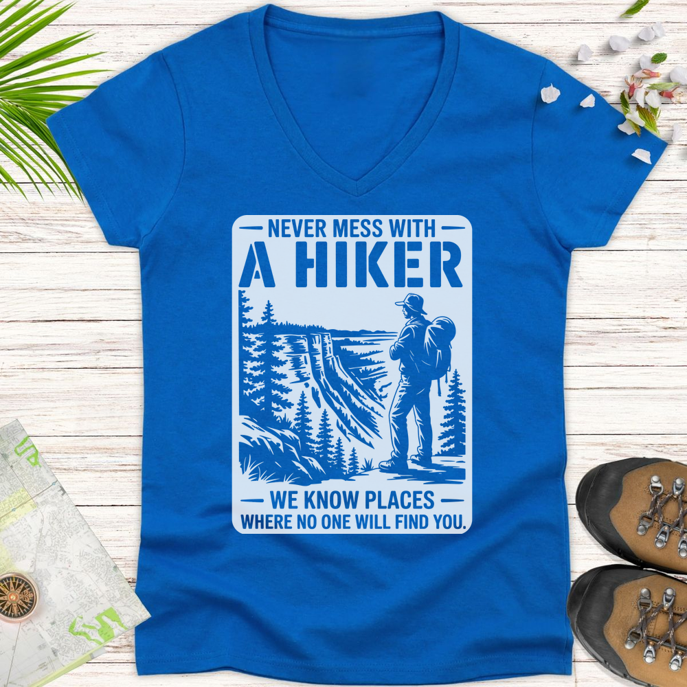 We Know Places Women's V-Neck T-Shirt - Royal