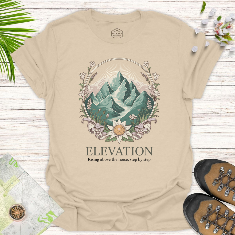 Elevation Unisex T-Shirt - Sand