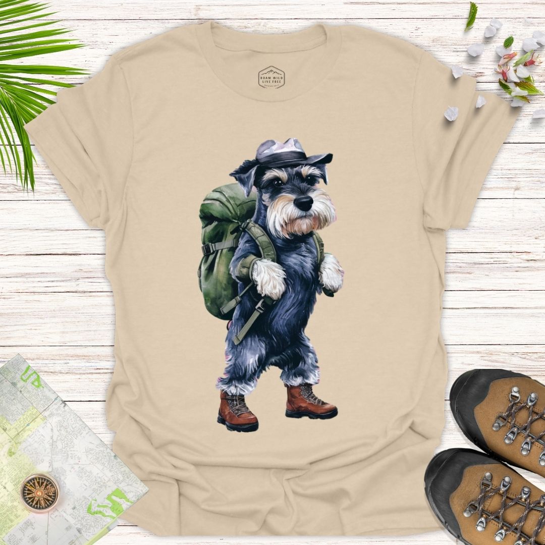 Animal Adventurers Miniature Schnauzer Unisex Tee