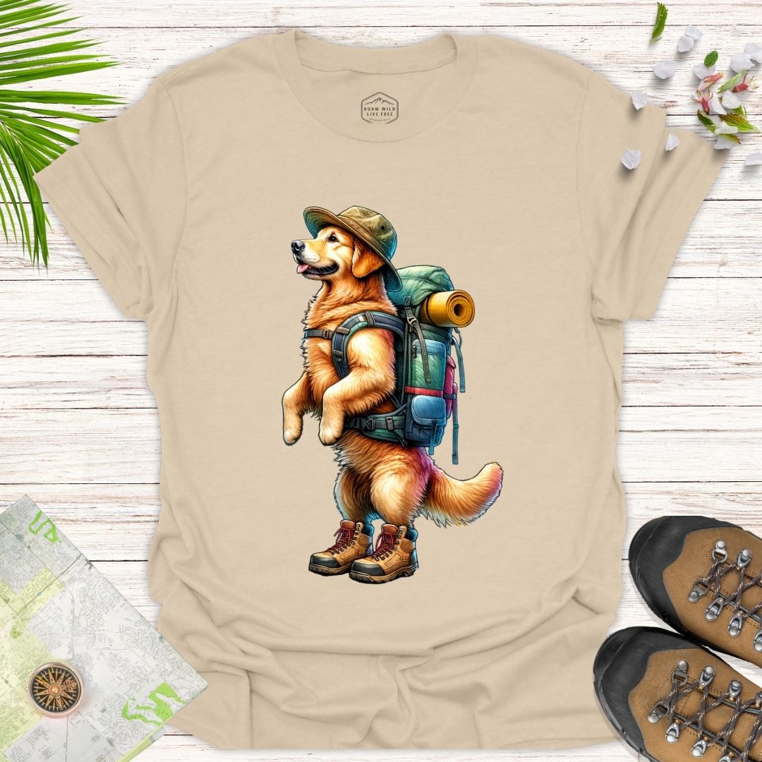 Animal Adventurer Golden Retriever Unisex T Shirt