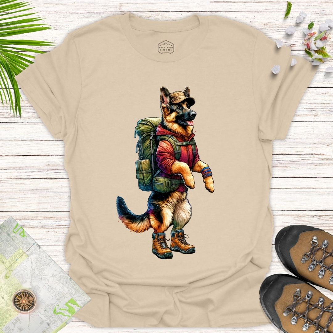 Animal Adventurer German Shepherd Unisex T Shirt