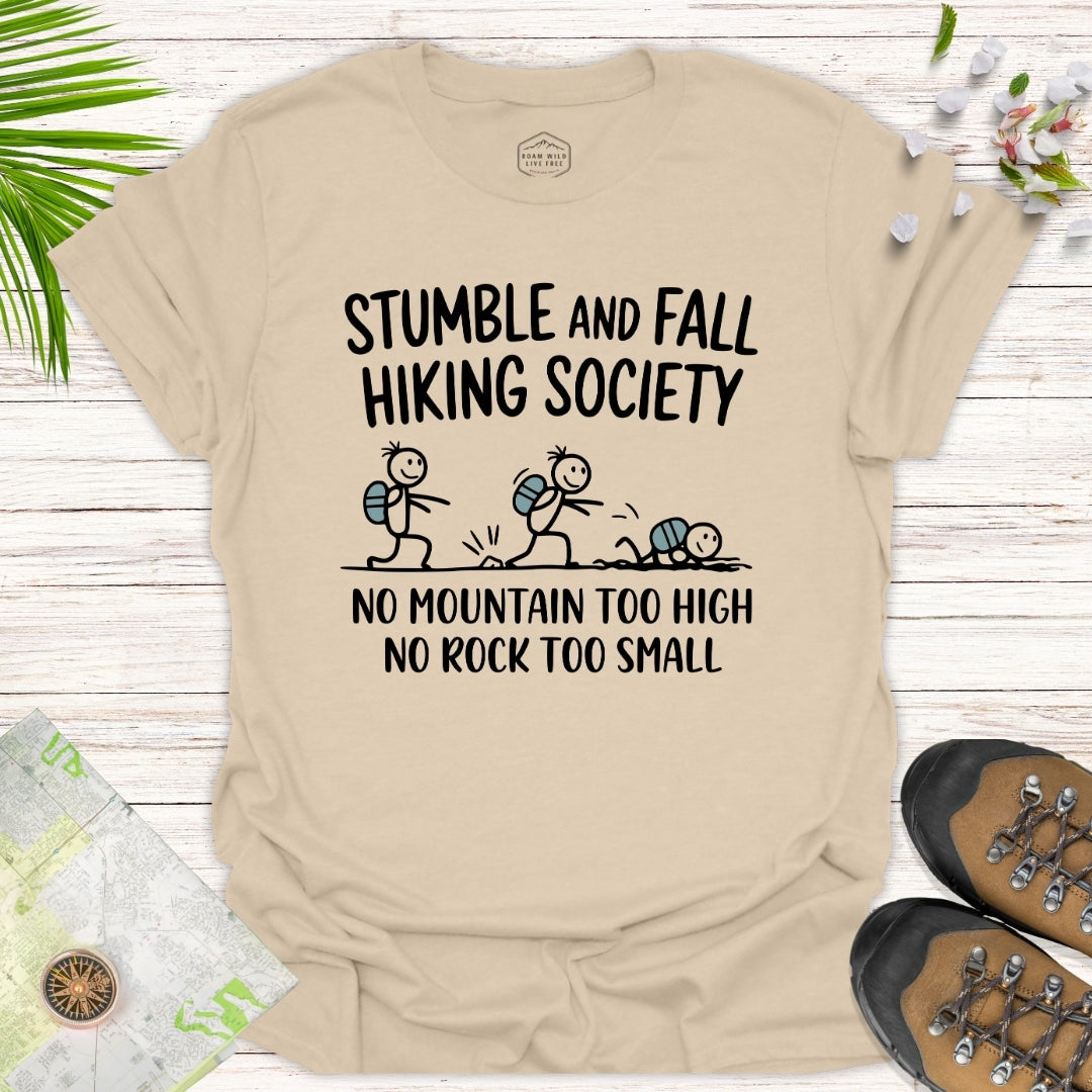 No Rock Too Small Stick Figure Unisex T-Shirt