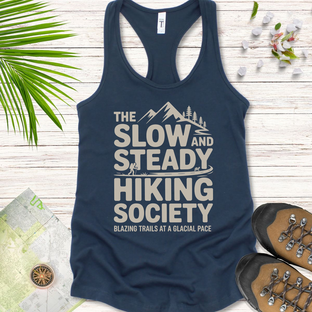The Slow And Steady Women's Tank Top - Solid Indigo