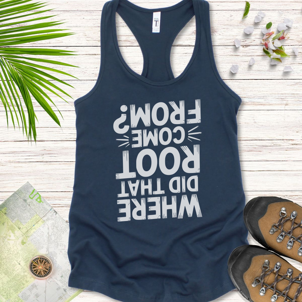 Where Did That Root Come From Women's Tank Top - Solid Indigo