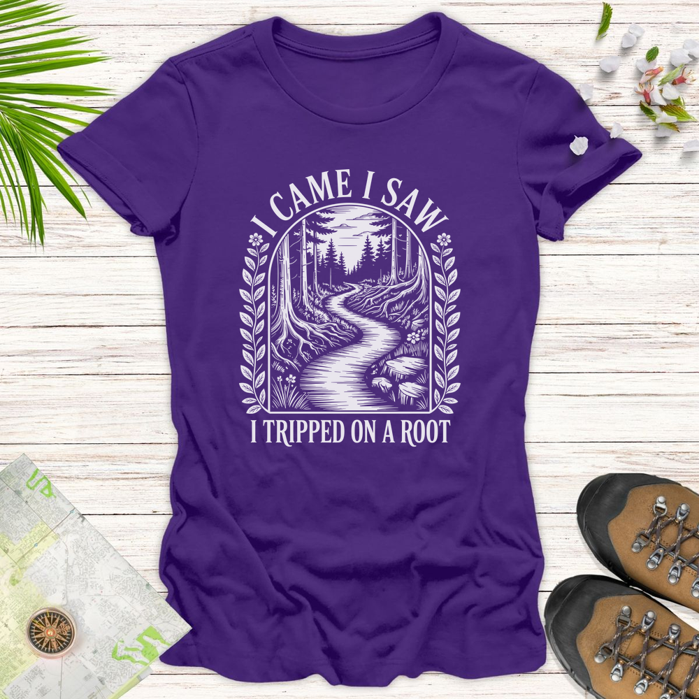 I Came I Saw Vintage Women's Tee - Team Purple