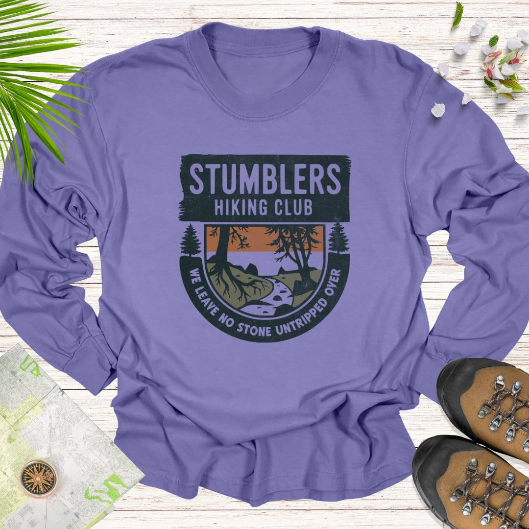 Stumblers Hiking Club DD Long Sleeve Unisex T-Shirt