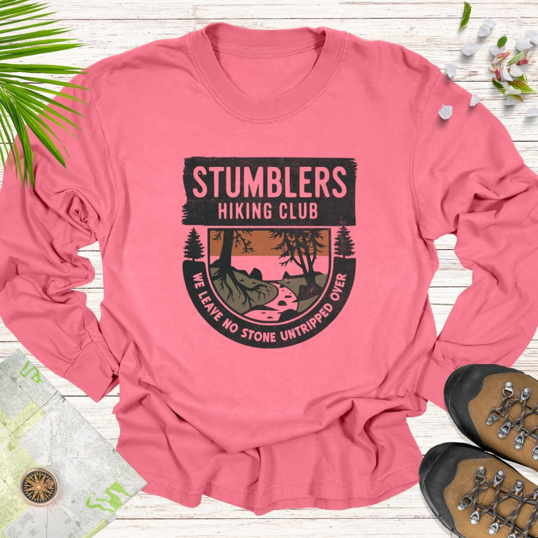 Stumblers Hiking Club DD Long Sleeve Unisex T-Shirt