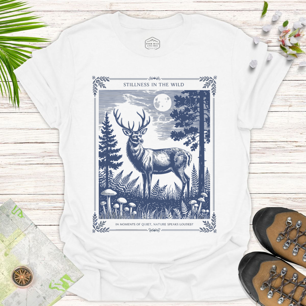 Stillness In The Wild Unisex T-Shirt - White