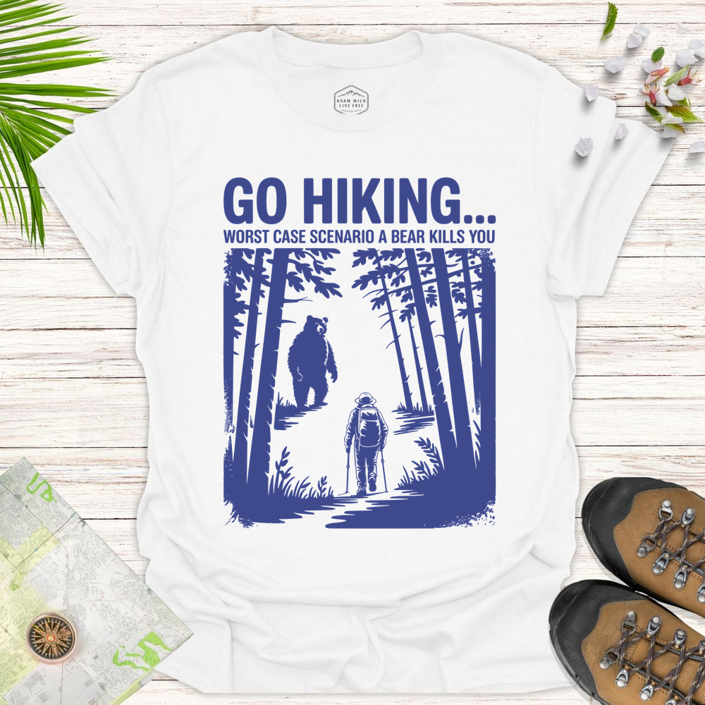 Bear Kills You Unisex T-Shirt - White