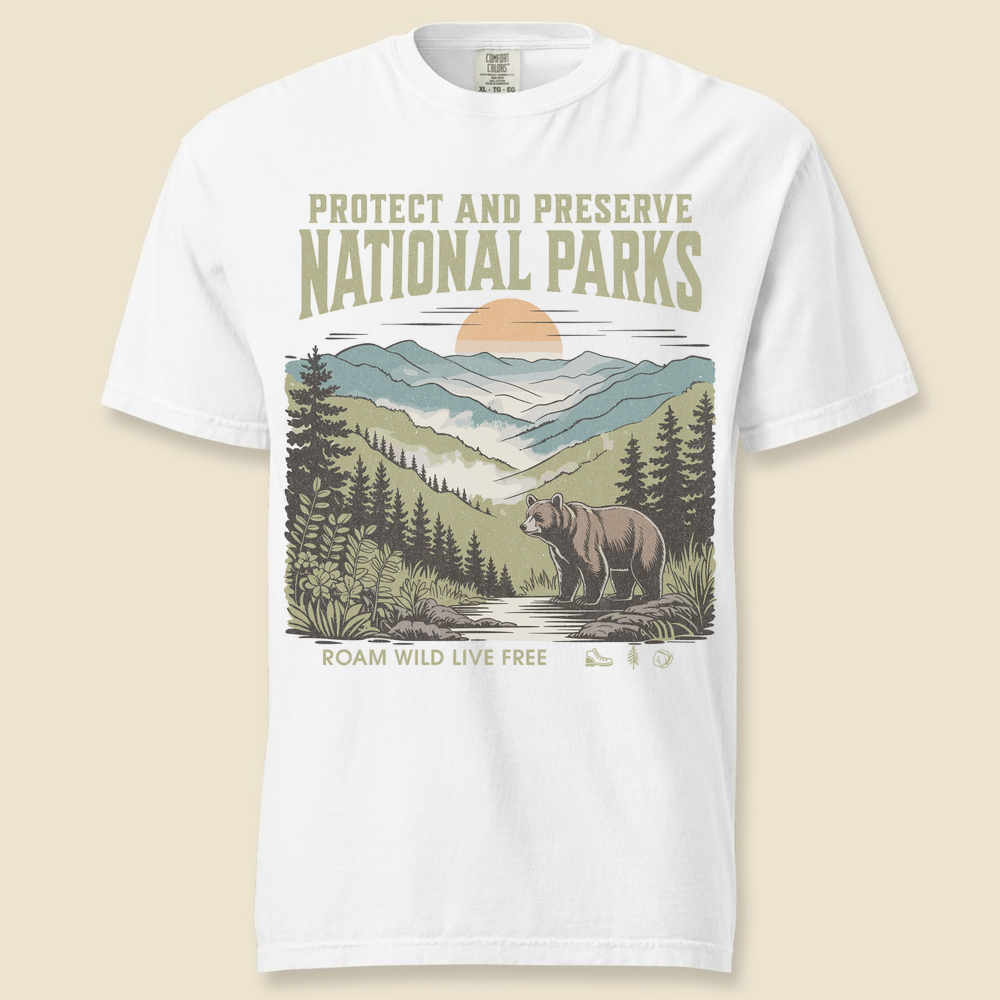 Great Smoky Mountains T-Shirt - White