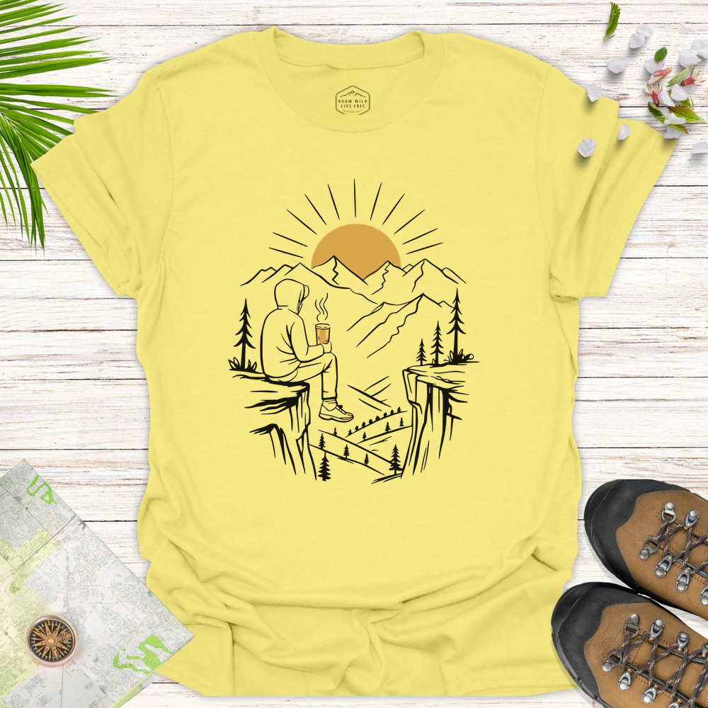 Coffee At Sunrise Unisex T-Shirt