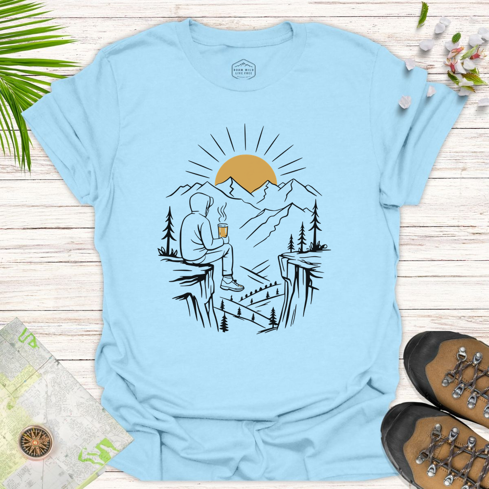 Coffee At Sunrise Unisex T-Shirt