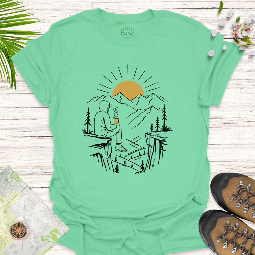 Coffee At Sunrise Unisex T-Shirt
