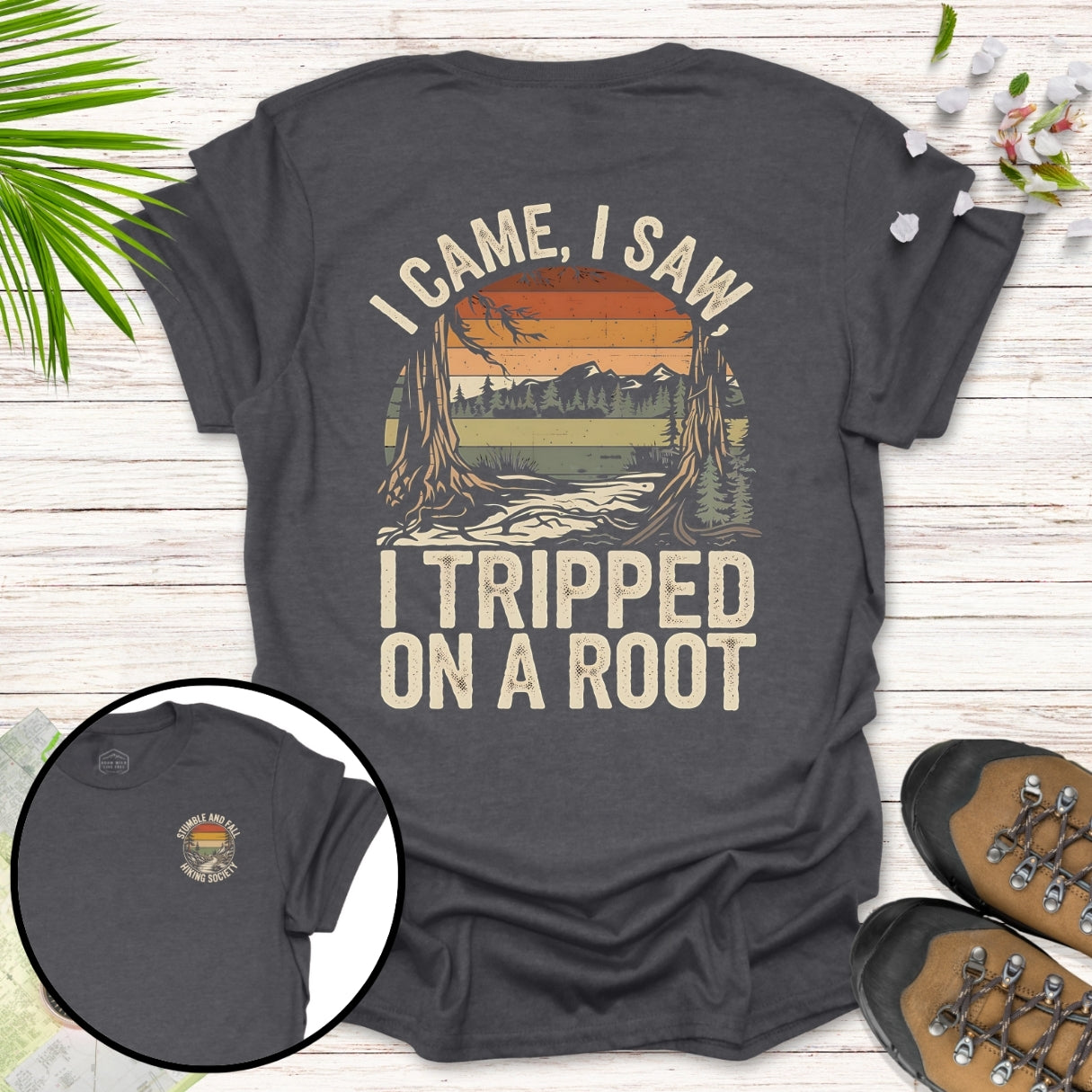 Tripped On A Root Retro T-Shirt