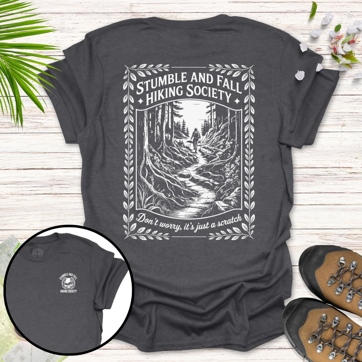 Stumble and Fall Ornate T-Shirt