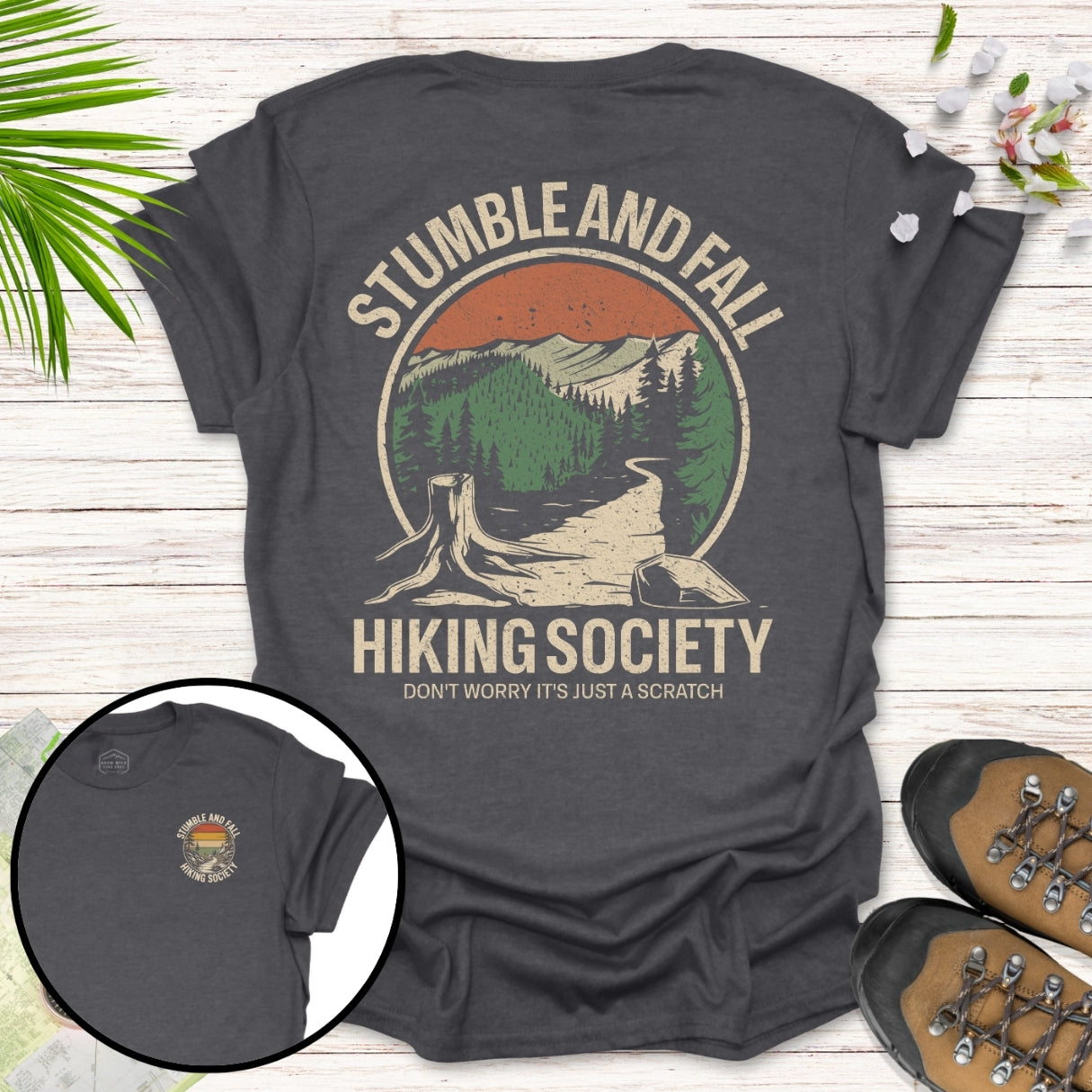 Stumble and Fall Front And Back T-Shirt