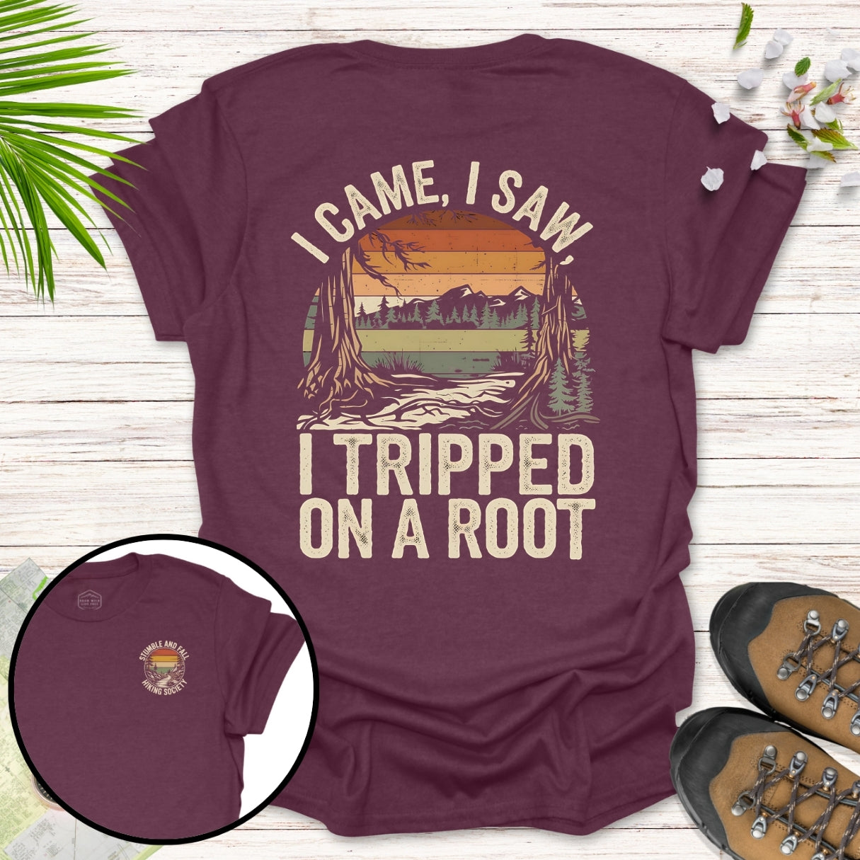 Tripped On A Root Retro T-Shirt
