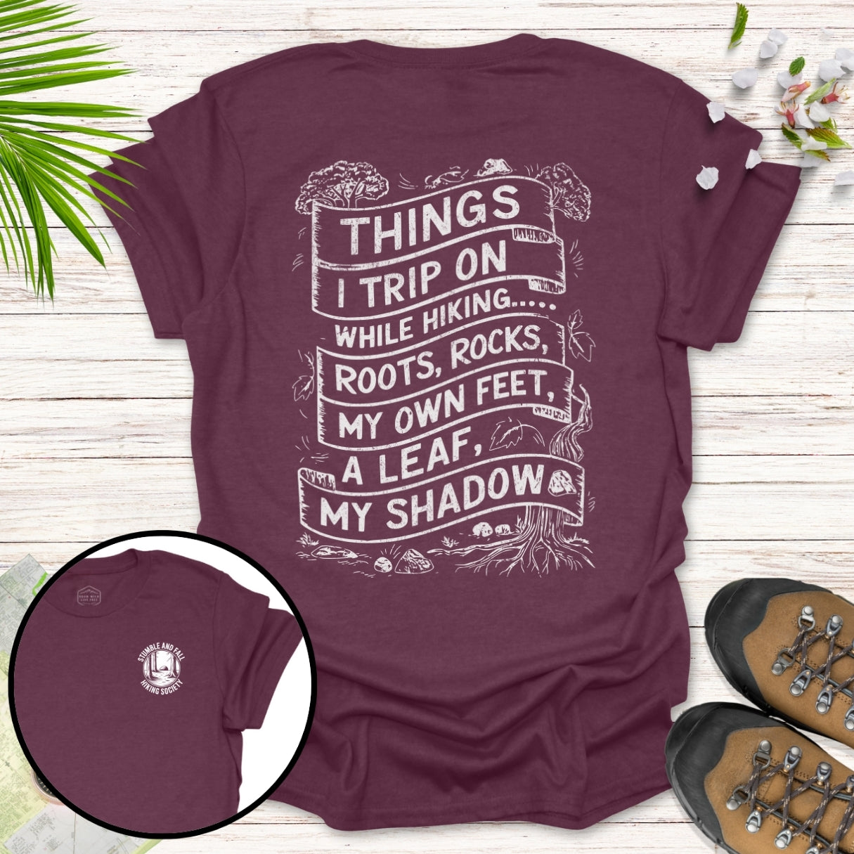 Things I Trip On Front And Back T-Shirt